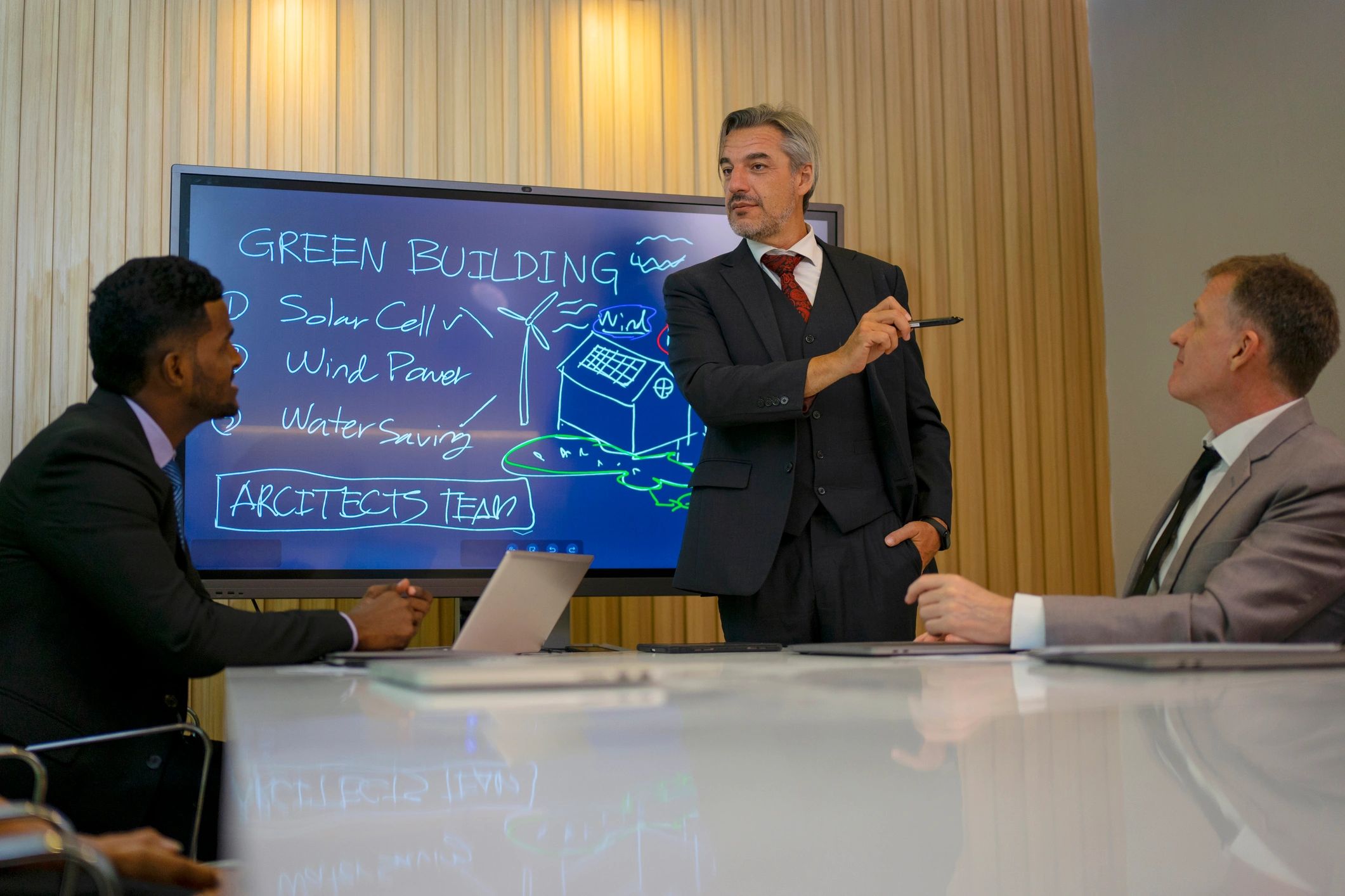 Executive discussion focused on risk and business planning